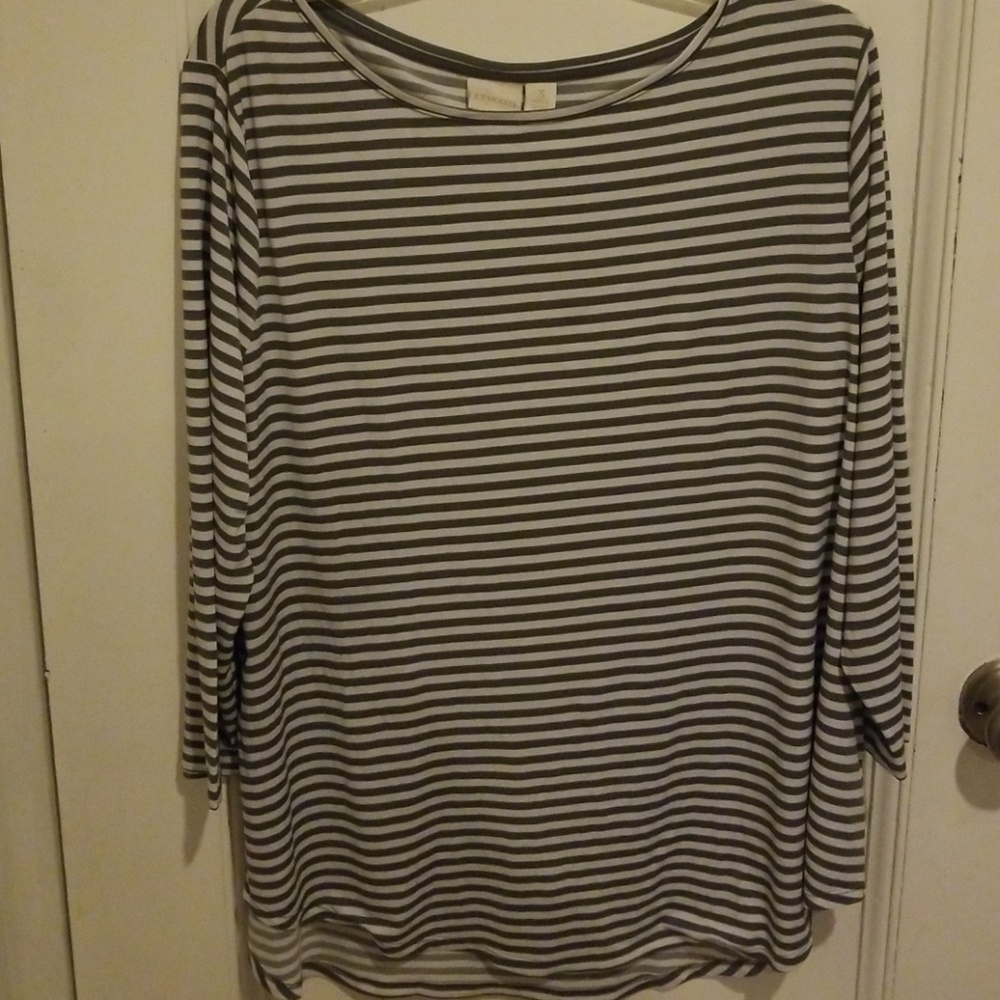 Chico's striped blouse